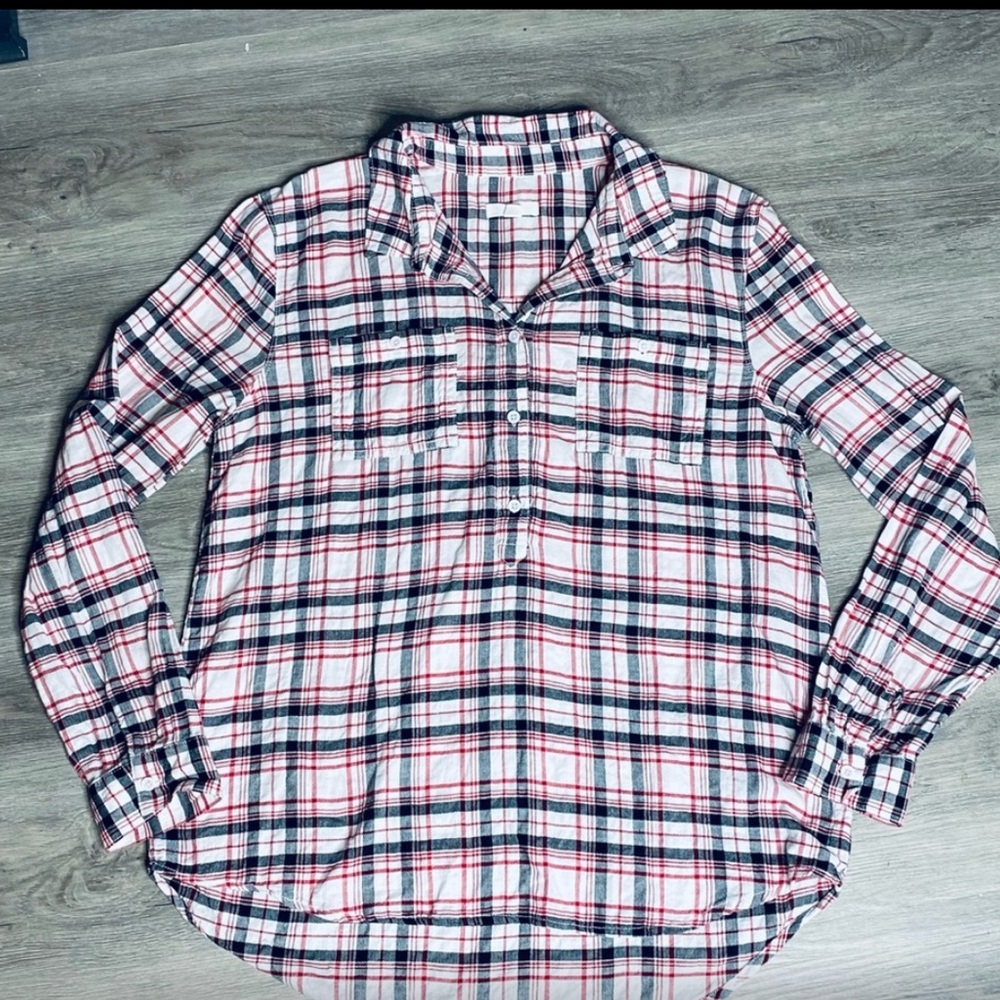 BLL New York Flannel Long Sleeve Plaid Tunic